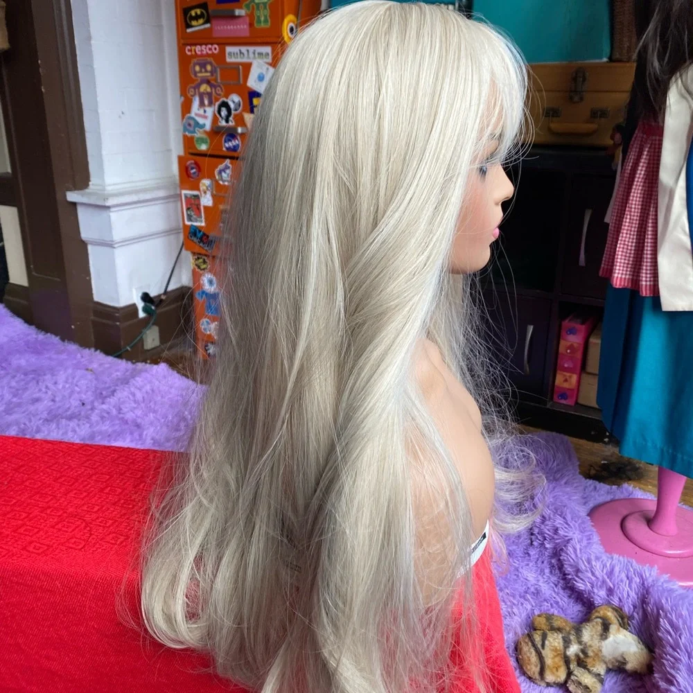 Multi tone light ash beige blonde wig